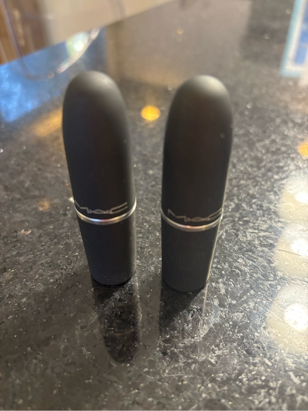 MAC Powder Kiss Lipstick Duo - Devoted To Chili & Stay Curious